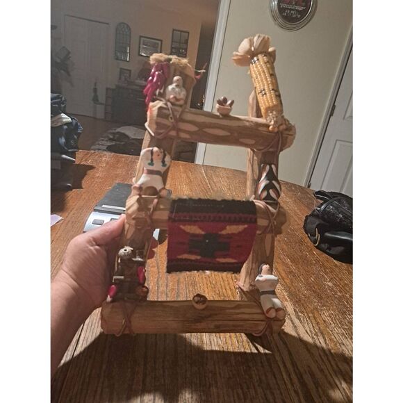 Vintage 2004 Handmade Navajo Native American Southwestern Wall Decor Unique